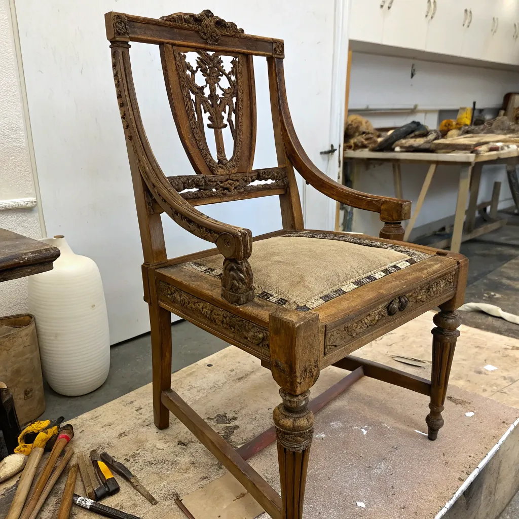 Antique chair restoration